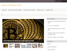 Tablet Screenshot of business-thankyou-cards.com